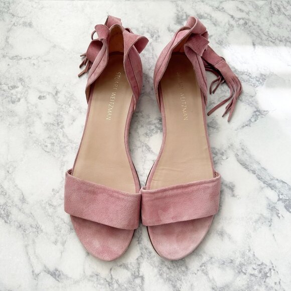 Stuart Weitzman Corbata Sandal in Pink - Picture 12 of 12